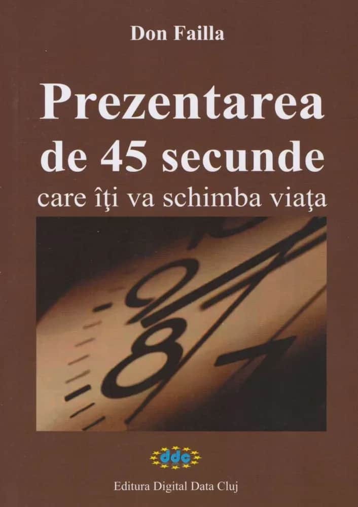 Coperta cărții Prezentarea de 45 sec.